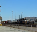 NS 7137 leads train 213 southbound